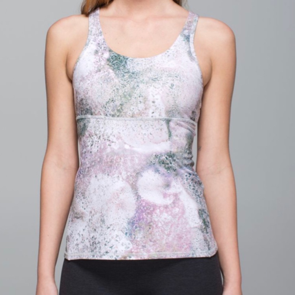 Lululemon Crossback Tank Sugar Crush Multi sz 4.
